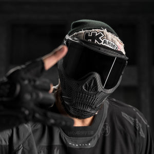 HSTL® Skull Goggle Carbon Fiber w/ Smoke Lens - XTREME Airsoft Superstore