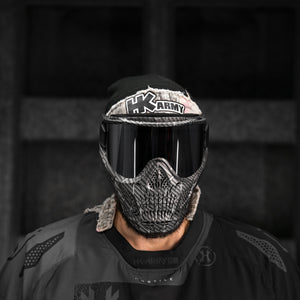 HSTL® Skull Goggle Machine Silver w/ Chrome Lens - XTREME Airsoft Superstore