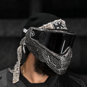 HSTL® Skull Goggle Machine Silver w/ Chrome Lens - XTREME Airsoft Superstore