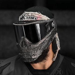 HSTL® Skull Goggle Machine Silver w/ Chrome Lens - XTREME Airsoft Superstore