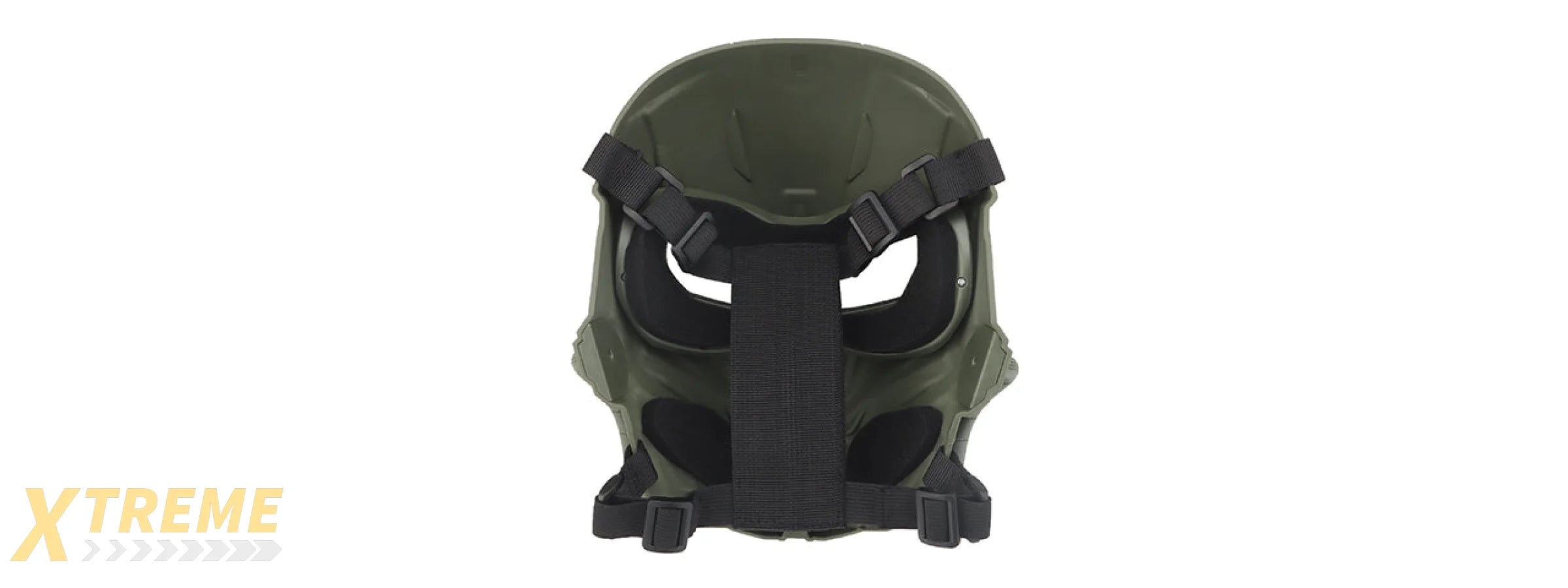 Chastener II Full Face Mask (Color: Green)