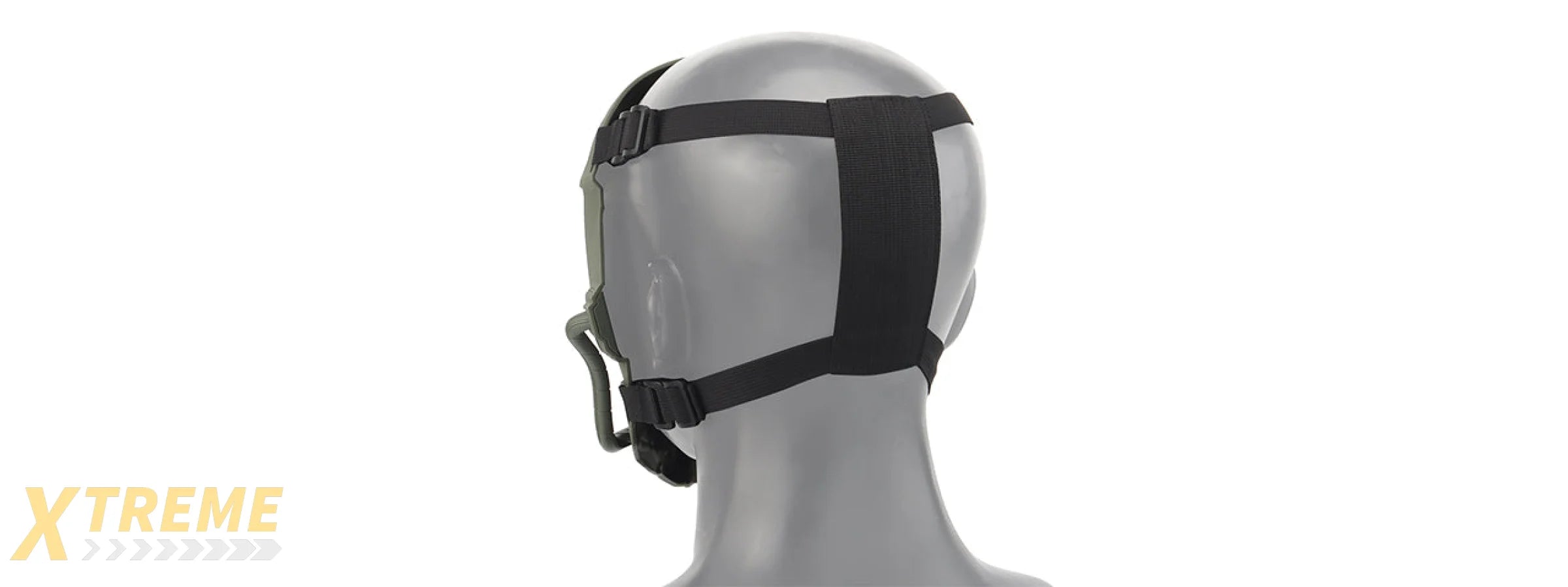Chastener II Full Face Mask (Color: Green)