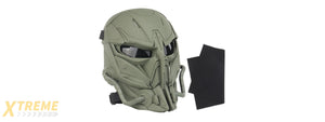 Chastener II Full Face Mask (Color: Green)