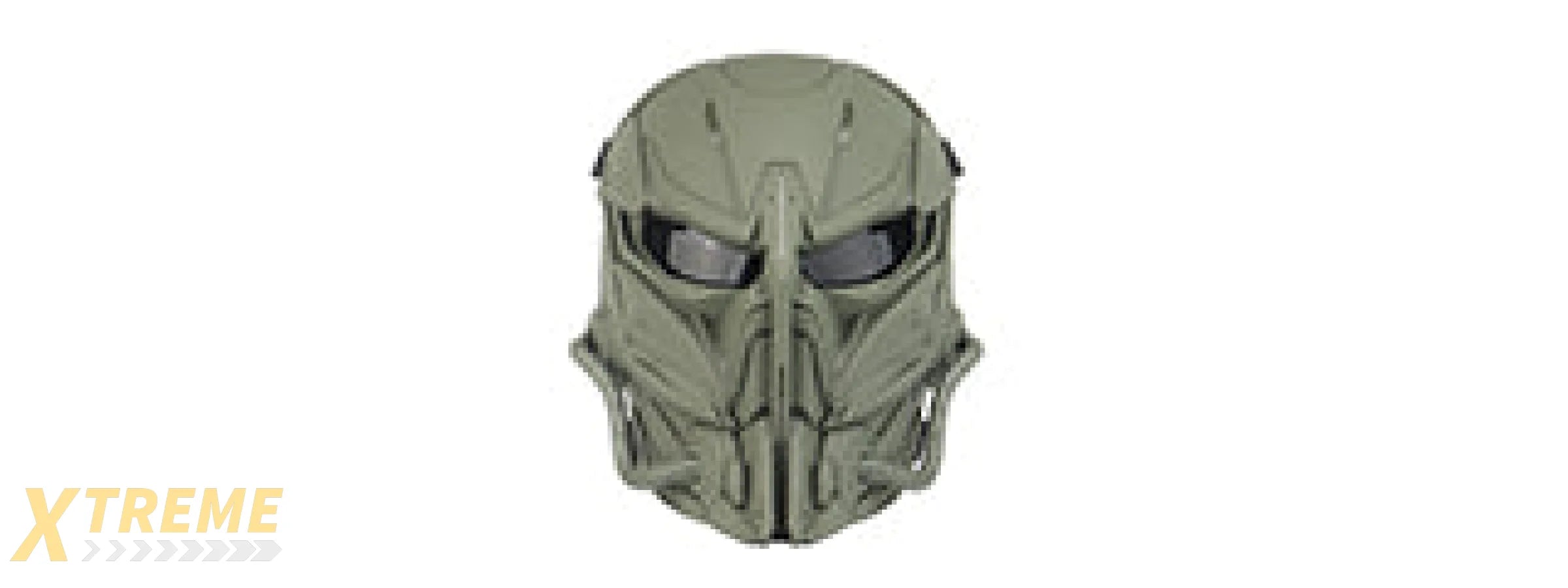 Chastener II Full Face Mask (Color: Green)