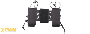 Chest Rig Tactical Assaulter Radio Pouches - (Black)