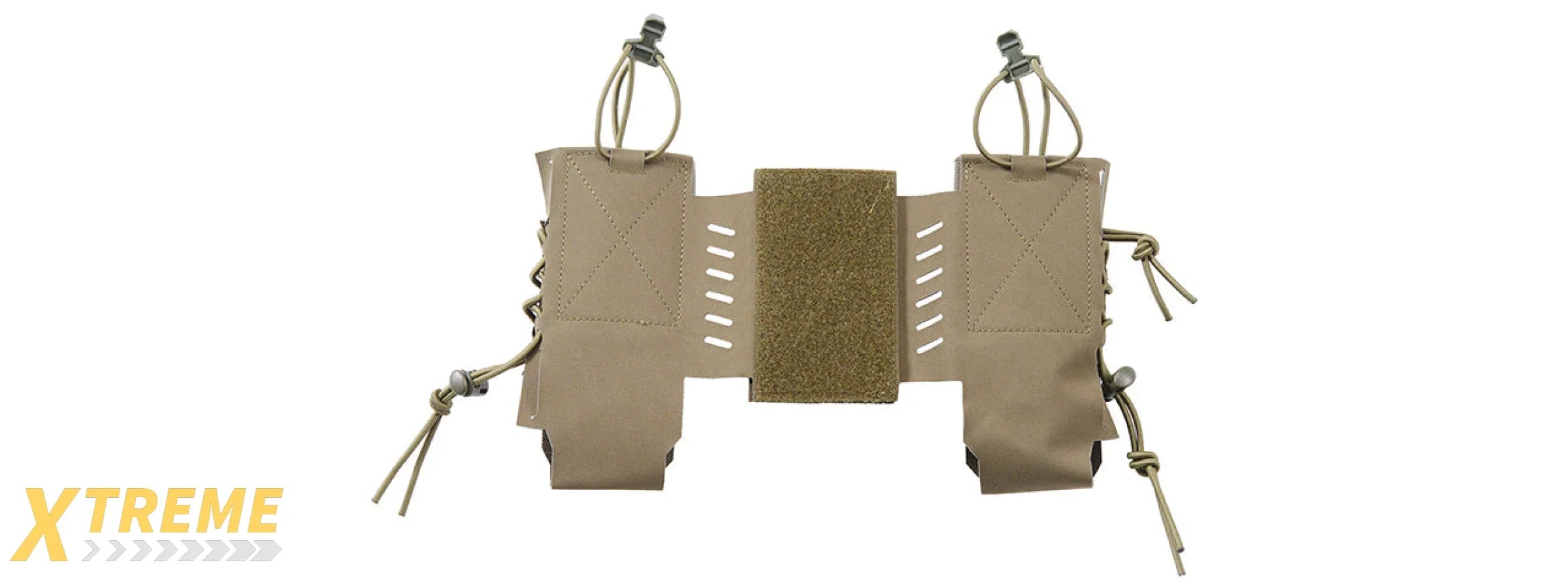 Chest Rig Tactical Assaulter Radio Pouches - (Ranger Green)