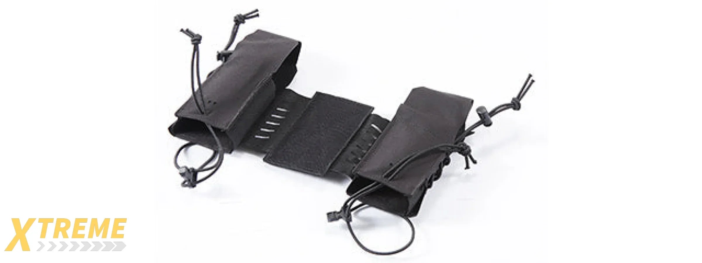 Chest Rig Tactical Assaulter Radio Pouches - (Black)