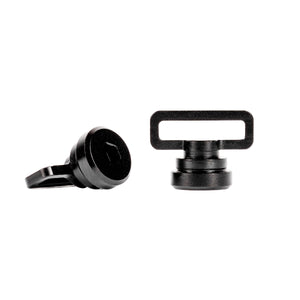 Aluminum Chin Strap Screw Set + Standard Universal Chin Strap Combo - XTREME Airsoft Superstore