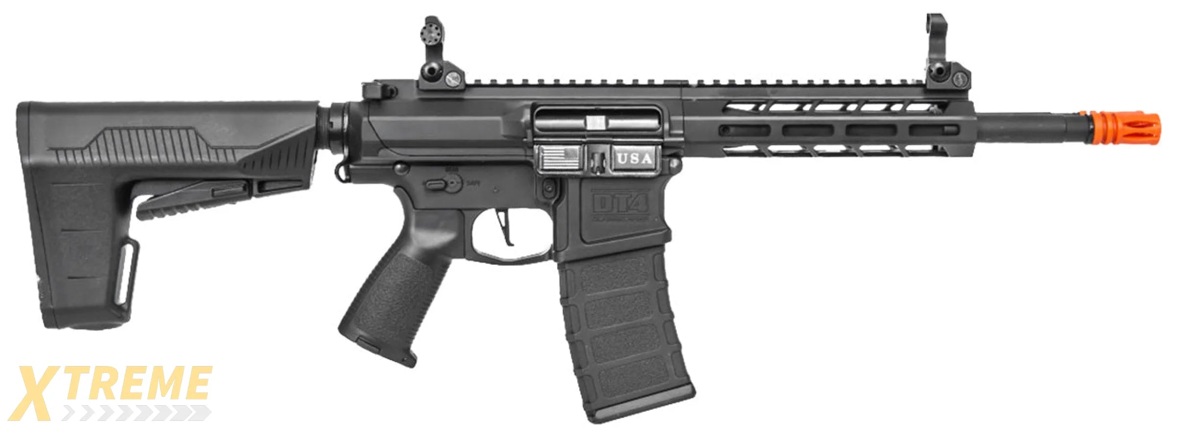 Classic Army DT-4 Double Barrel Airsoft M4 AEG Rifle (Color: Black)