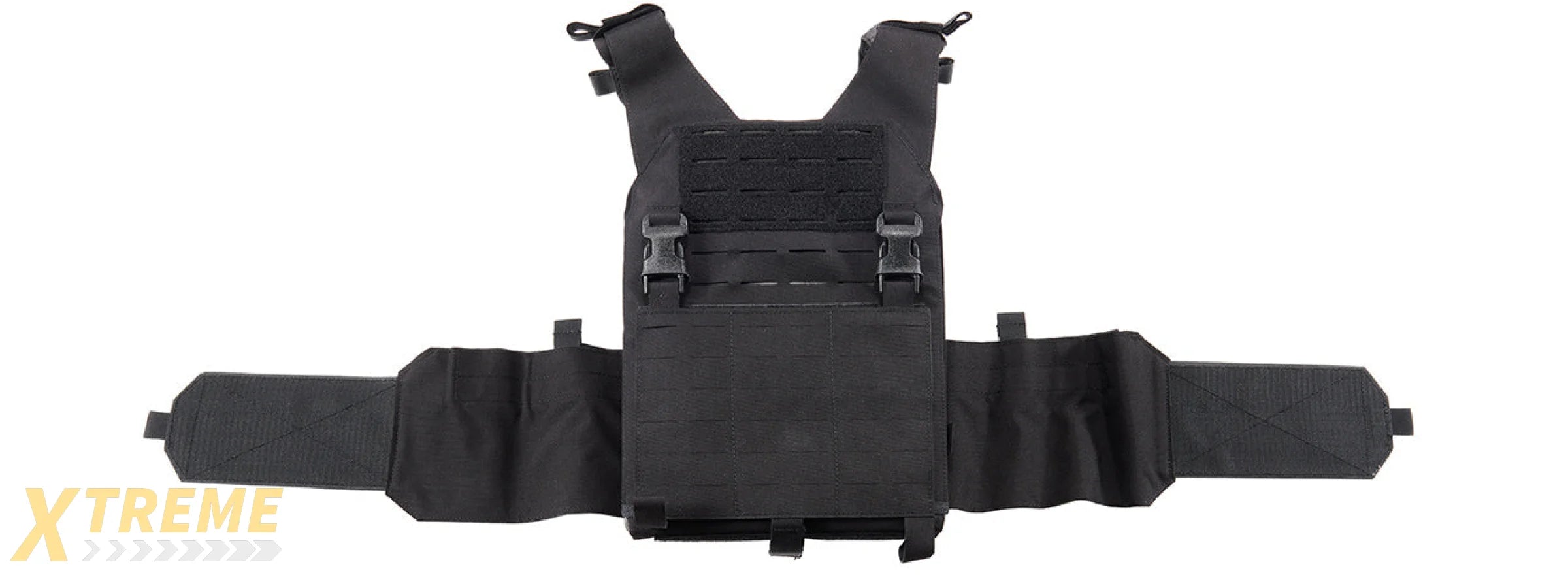 Code 11 Laser Cut Plate Carrier - (Black)