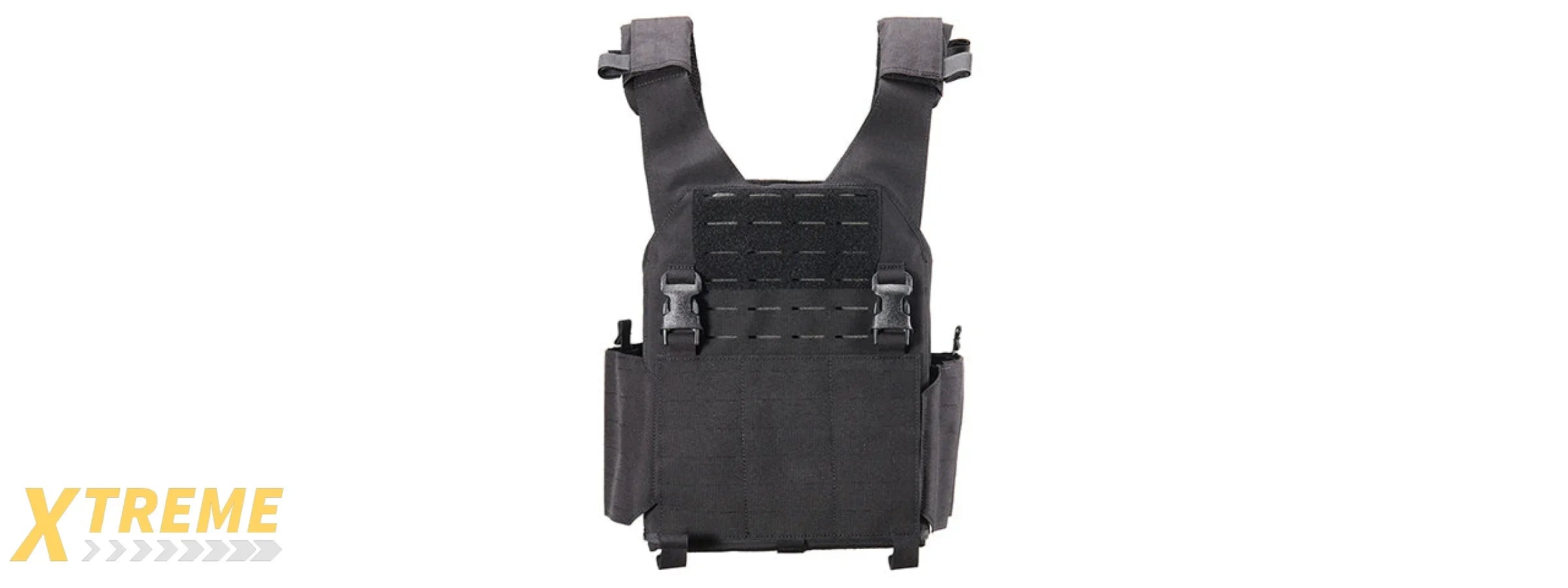 Code 11 Laser Cut Plate Carrier - (Black)