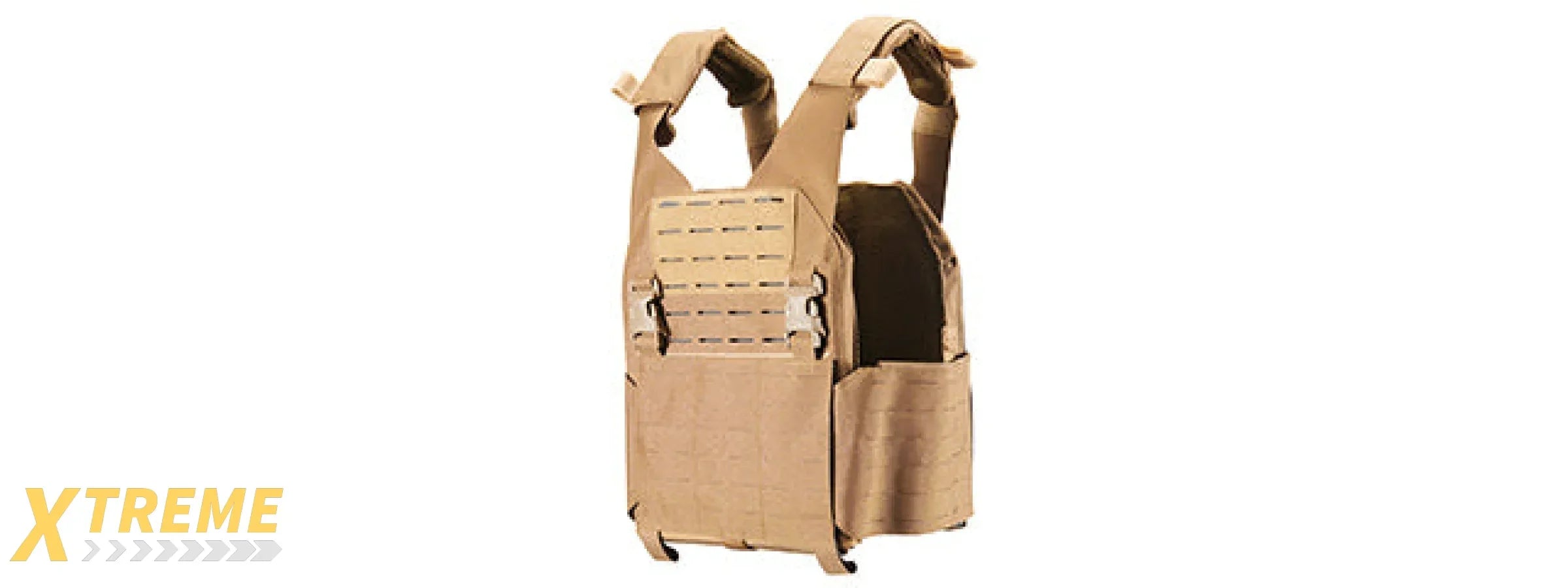 Code 11 Laser Cut Plate Carrier - (Tan)