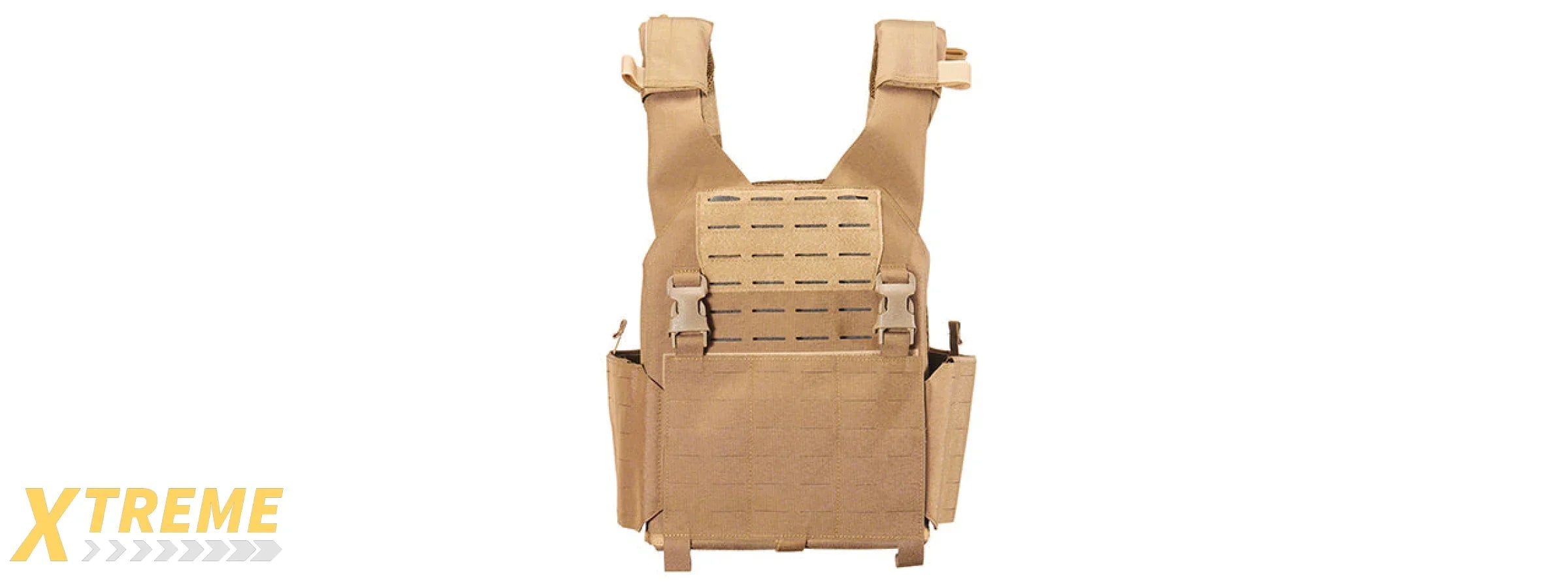 Code 11 Laser Cut Plate Carrier - (Tan)