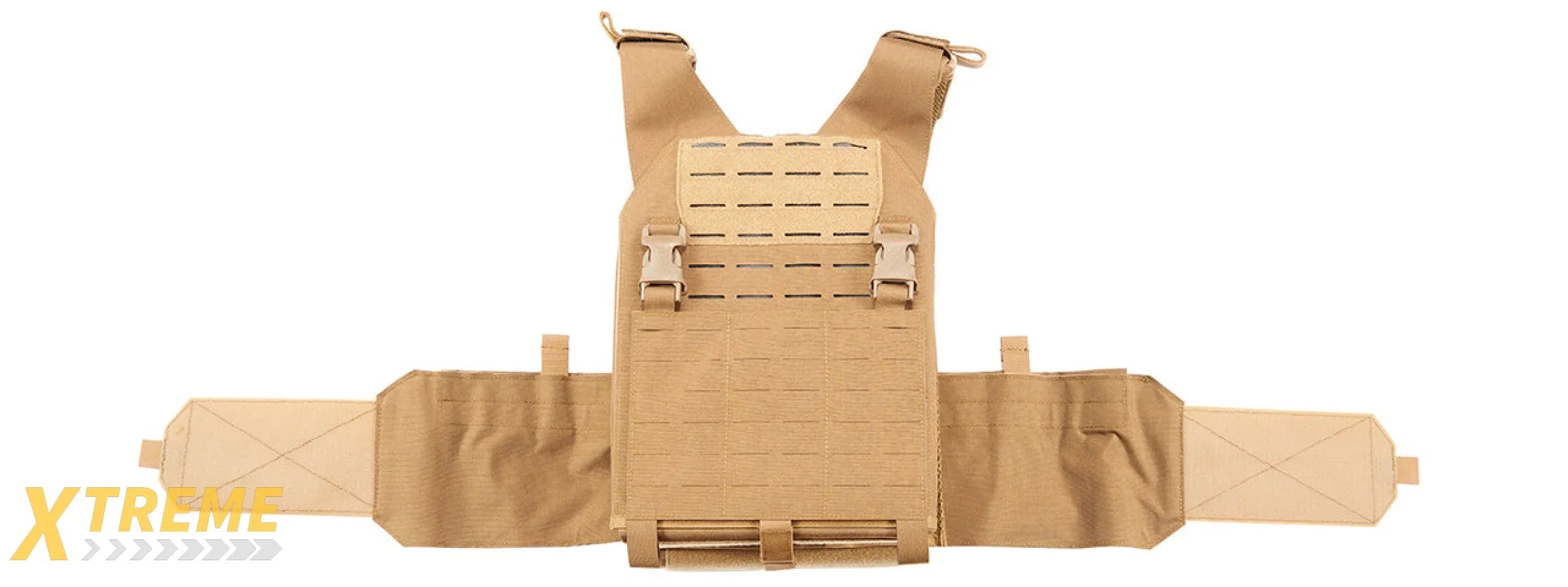 Code 11 Laser Cut Plate Carrier - (Tan)