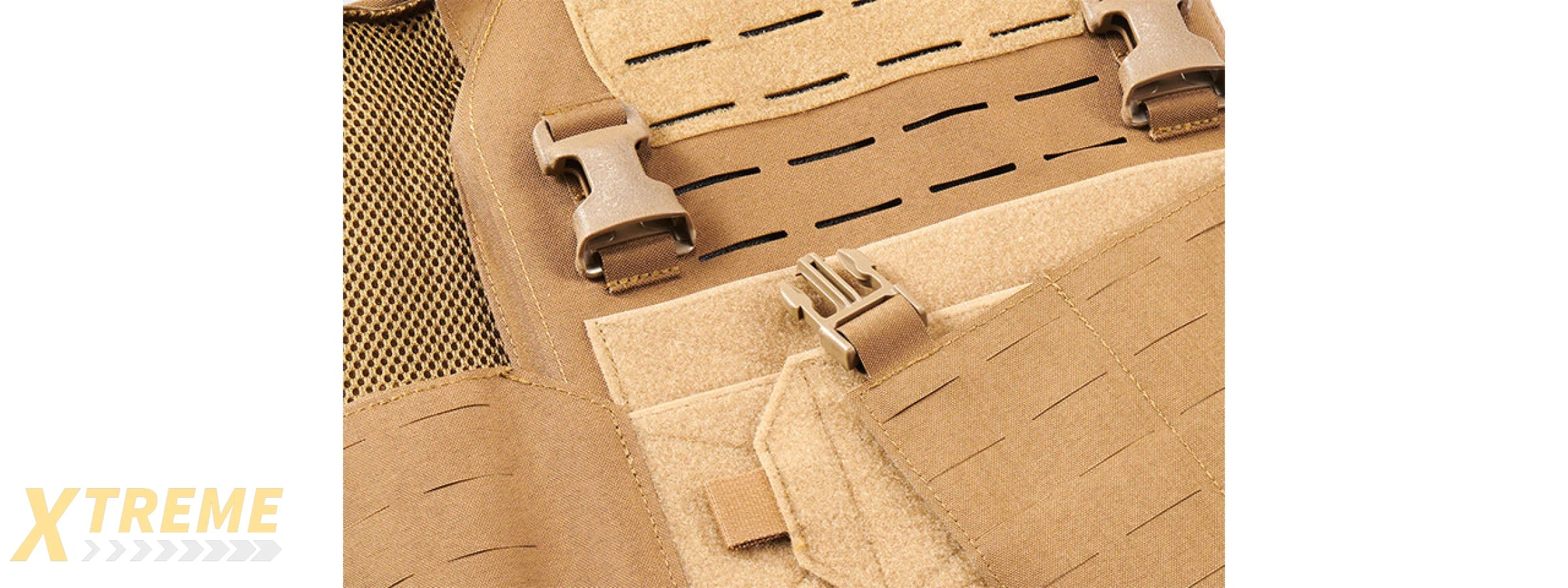 Code 11 Laser Cut Plate Carrier - (Tan)