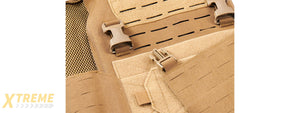 Code 11 Laser Cut Plate Carrier - (Tan)