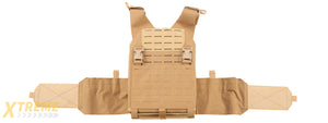Code 11 Laser Cut Plate Carrier - (Tan)
