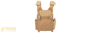 Code 11 Laser Cut Plate Carrier - (Tan)