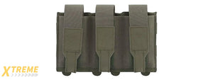 Code 11 Lightweight Tactical Flap Closure M4 Triple Magazine Pouch - (Ranger Green)