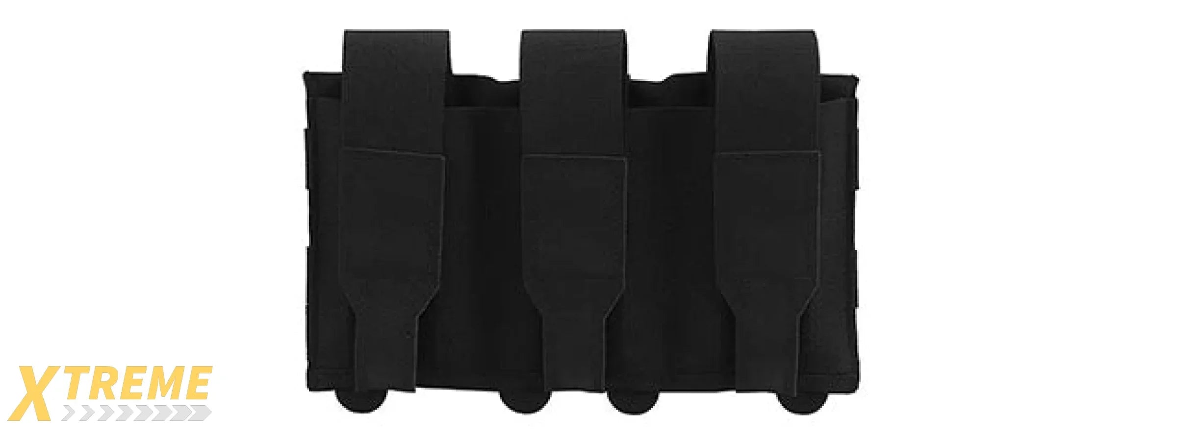 Code 11 Lightweight Tactical Flap Closure M4 Triple Magazine Pouch - (Black)