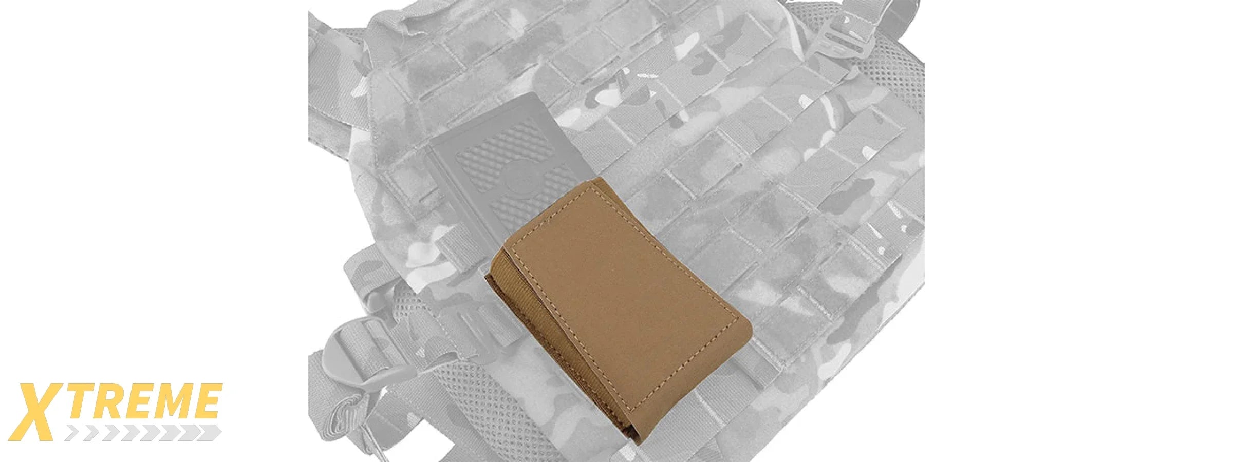 Code 11 Rifle Open Type Single Mag Pouch - (Tan)