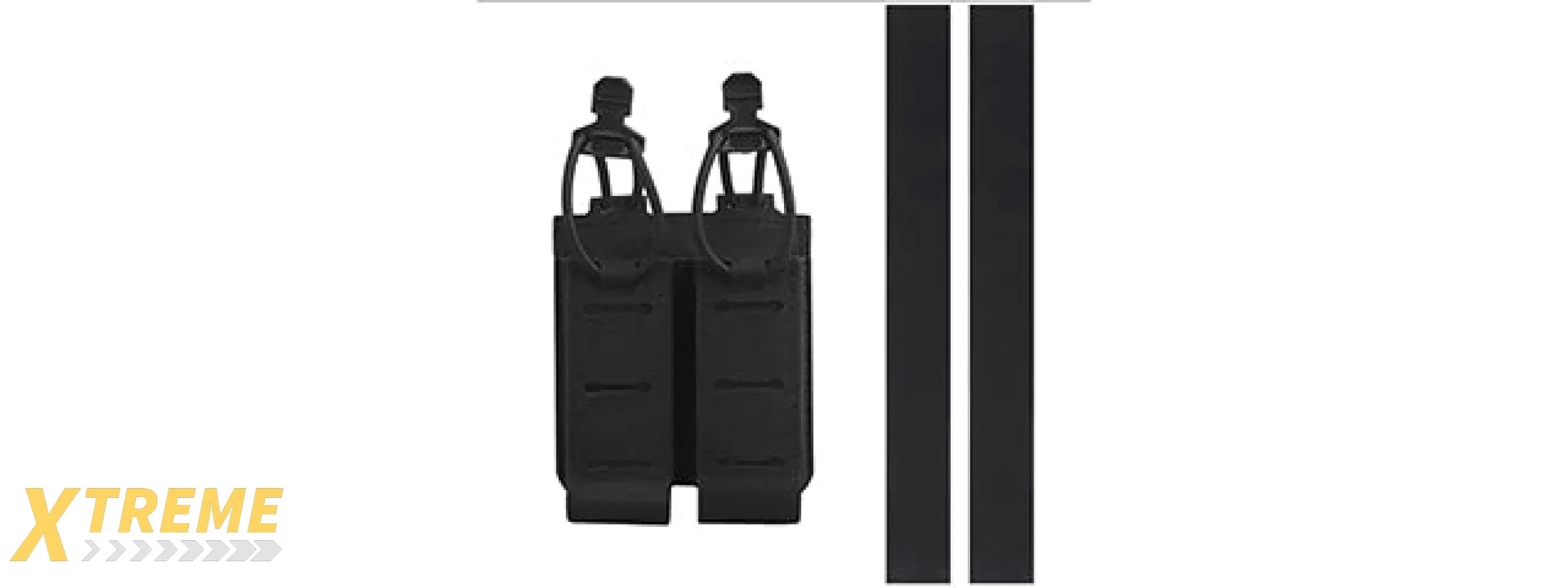 Code 11 Tactical 2.0 Assaulter Double Pistol Magazine Pouch - (Black)