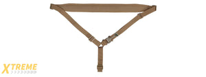 Code 11 Tactical Single Point Shouler Strap Sling - (Tan)