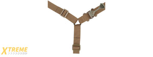 Code 11 Tactical Single Point Shouler Strap Sling - (Tan)