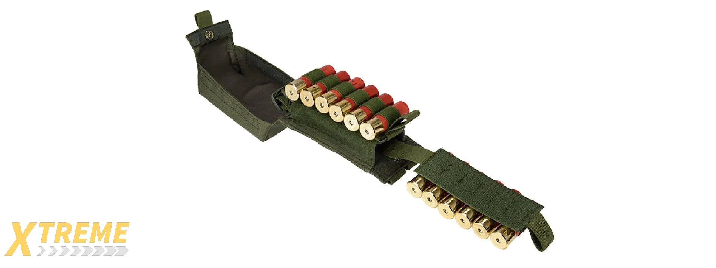 C203G CODE11 TACTICAL 12 GAUGE/ M4 CORDURA MAGAZINE POUCH (OD GREEN)