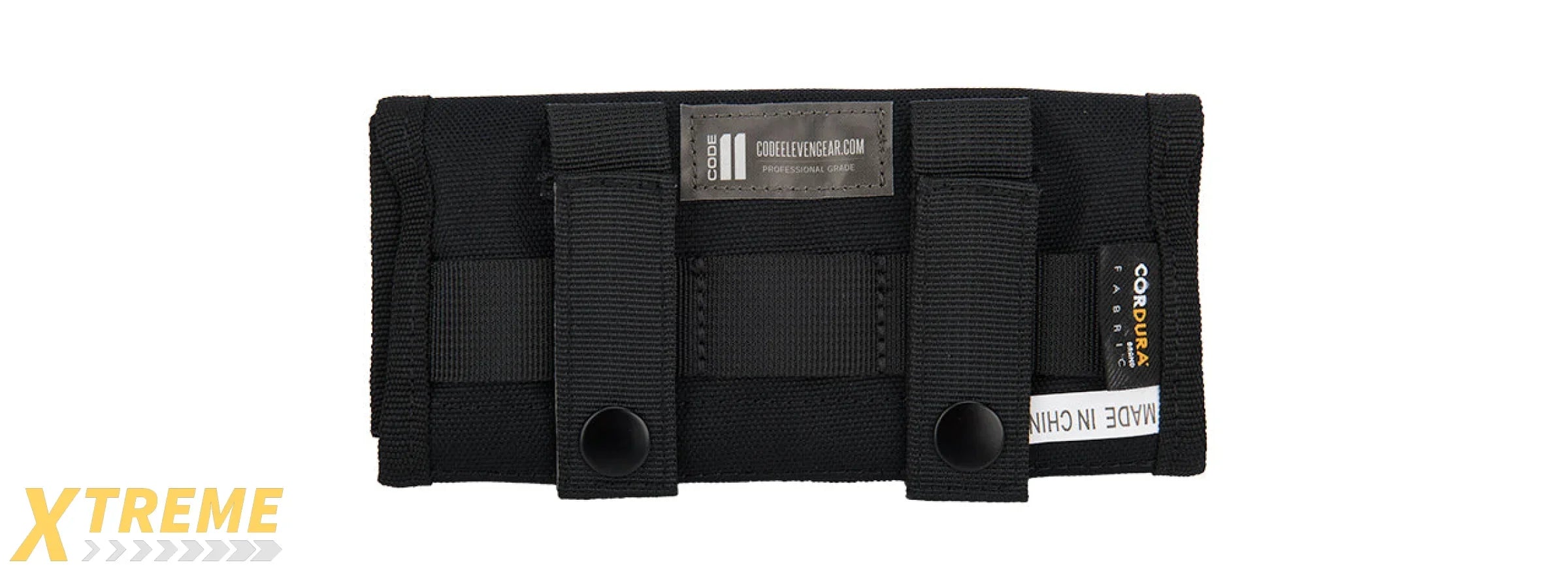 C205B CODE11 TACTICAL FORWARD OPENING ADMIN POUCH (BLACK)