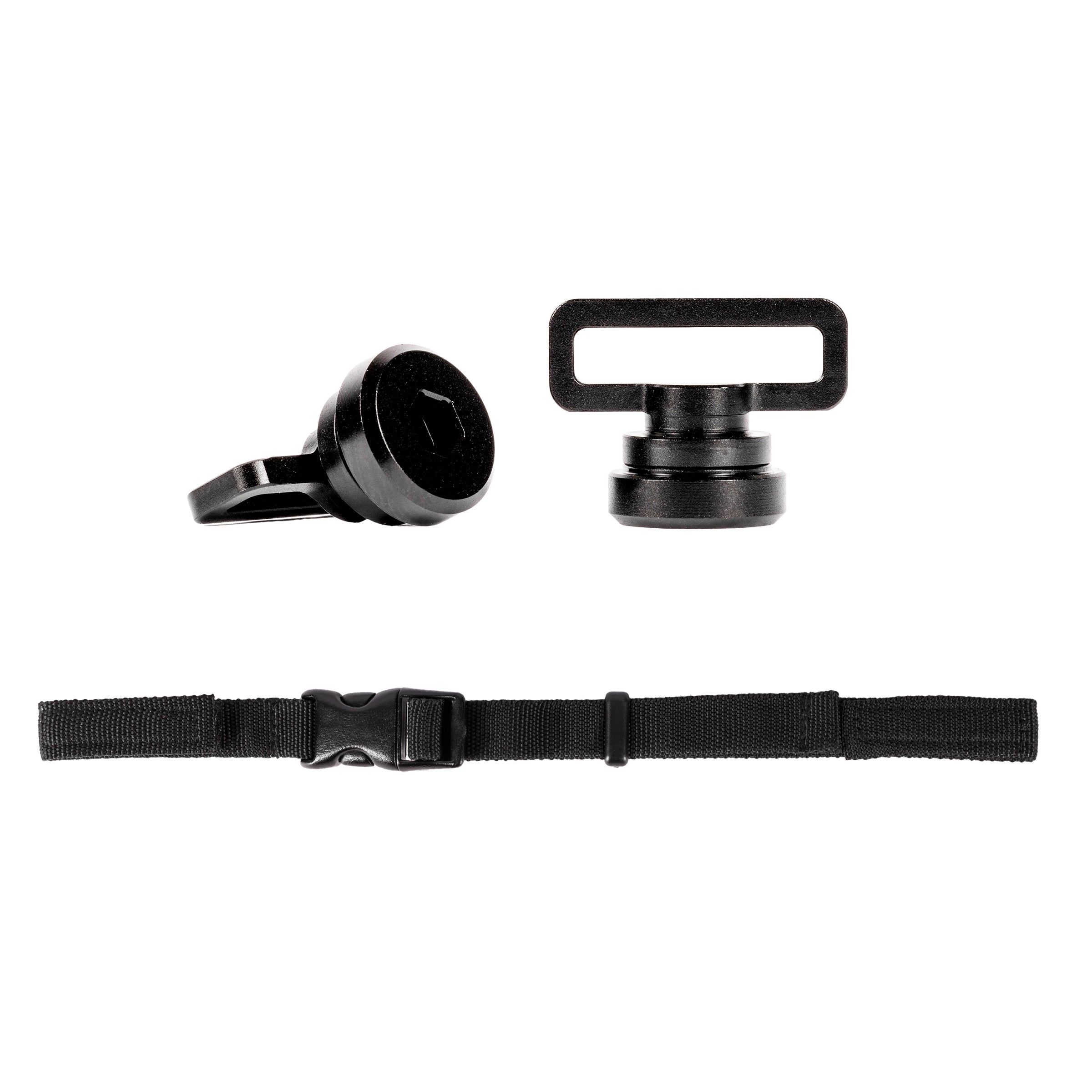 Aluminum Chin Strap Screw Set + Standard Universal Chin Strap Combo - XTREME Airsoft Superstore