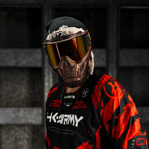 HSTL® Skull Goggle Snake Red w/ Fire Lens - XTREME Airsoft Superstore