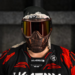 HSTL® Skull Goggle Snake Red w/ Fire Lens - XTREME Airsoft Superstore