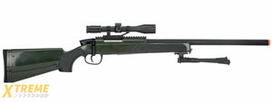 ZM51G MK51 SPRING BOLT ACTION AIRSOFT RIFLE W/ SCOPE (OD GREEN)