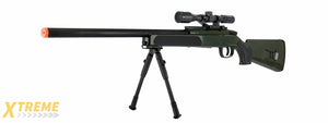 ZM51G MK51 SPRING BOLT ACTION AIRSOFT RIFLE W/ SCOPE (OD GREEN)