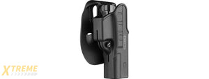 Cytac IWB F-Speeder Fast Draw Holster for Glock 17, 22, 31 Gen 1-4 (Black)