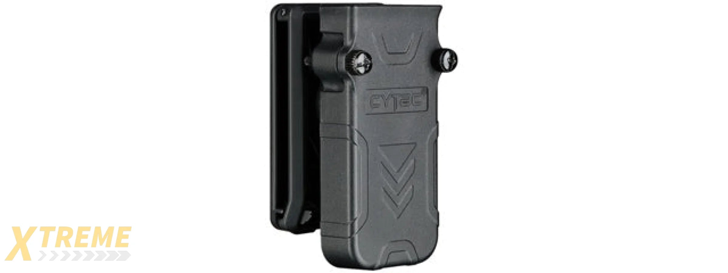Cytac Universal Single Mag Pouch Fits 9mm/.40/.45 - (Black)