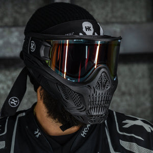 HSTL® Skull Goggle "Death" - Black w/ Fire Lens - XTREME Airsoft Superstore