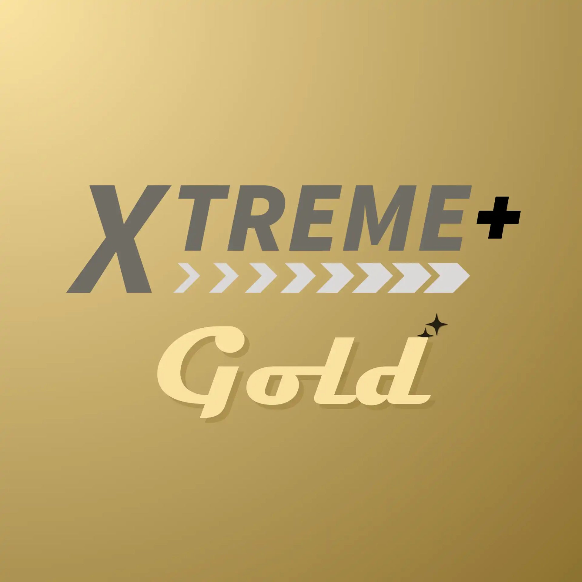 A digital logo for a product named ’XTREME+ Gold.’
