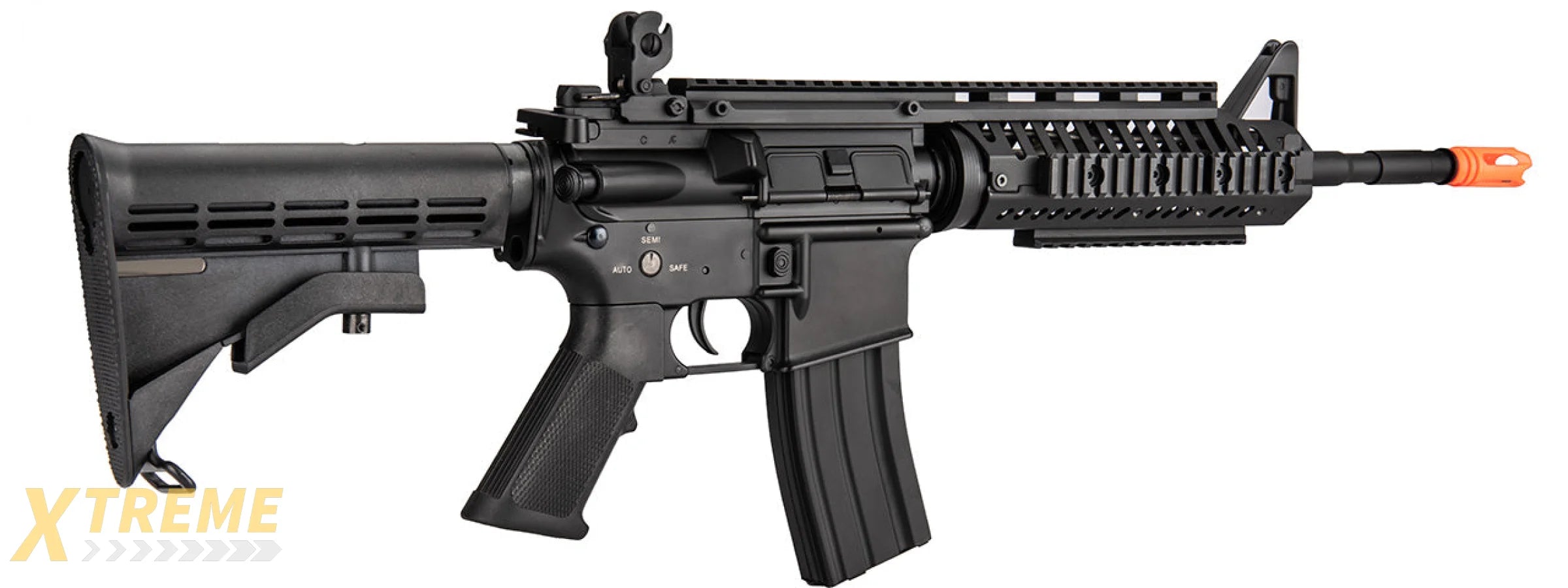 Double Bell M4 Tactical-System AEG Full Metal Airsoft Rifle (BLACK)