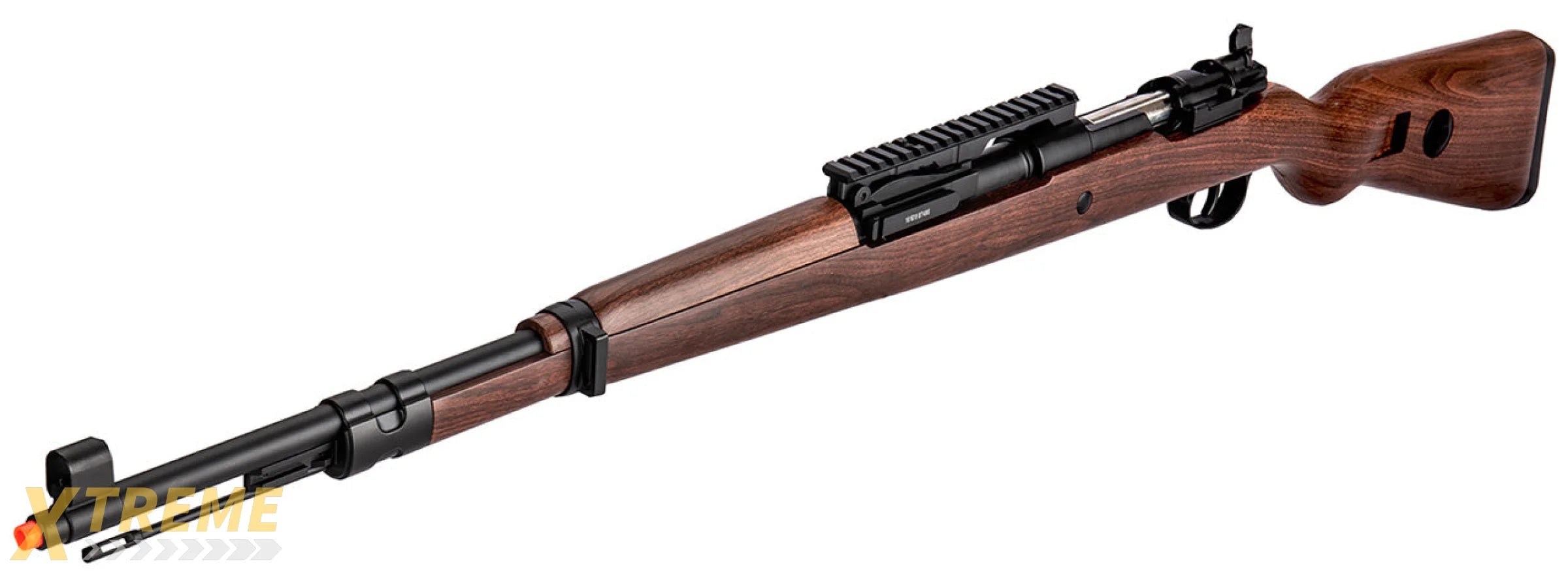 Double Bell WWII Kar 98k Bolt Action Spring Airsoft Rifle (REAL WOOD)