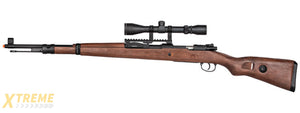 Double Bell WWII Kar 98k Bolt Action Spring Airsoft Rifle (REAL WOOD)