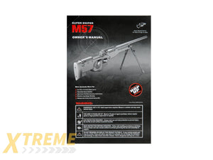 DOUBLE EAGLE FULL METAL L96 BOLT ACTION SNIPER RIFLE W/ SCOPE & BIPOD