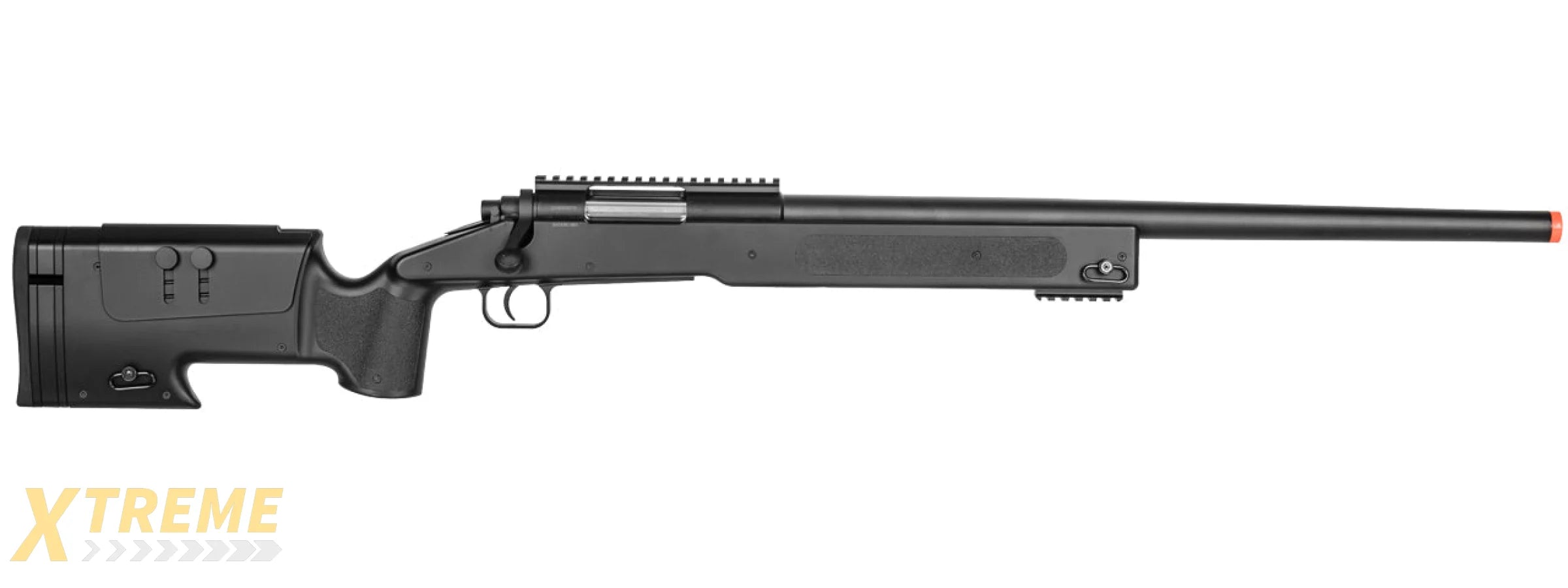 Double Eagle M62 Bolt Action Airsoft Spring Sniper Rifle (Color: Black)