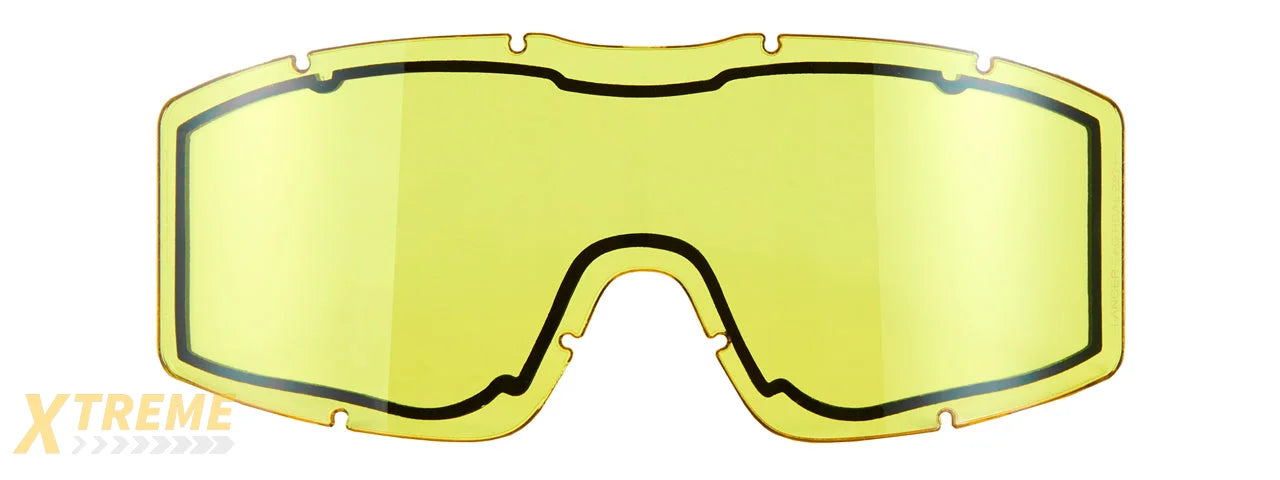 Double Pane Replacement Lens for CA-221 & CA-223 Goggles (Yellow)