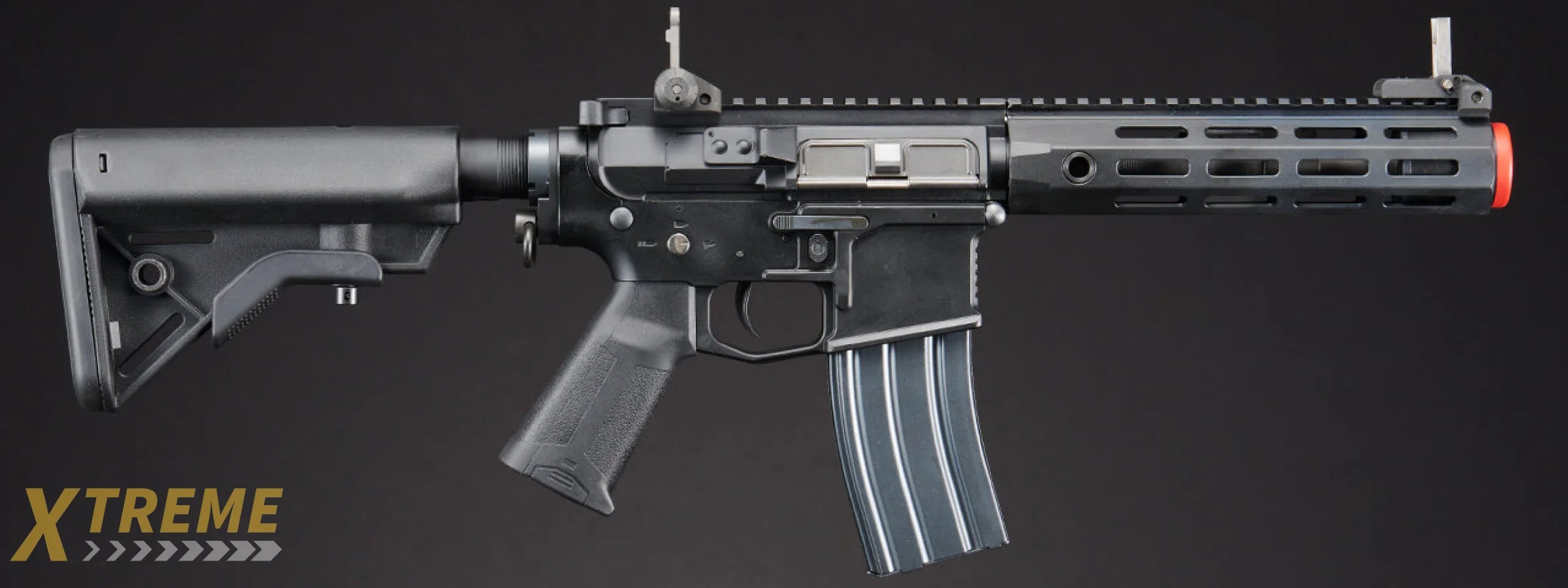 E&L AR MUR CUSTOM SBR AEG RIFLE - PLATINUM (BLACK)