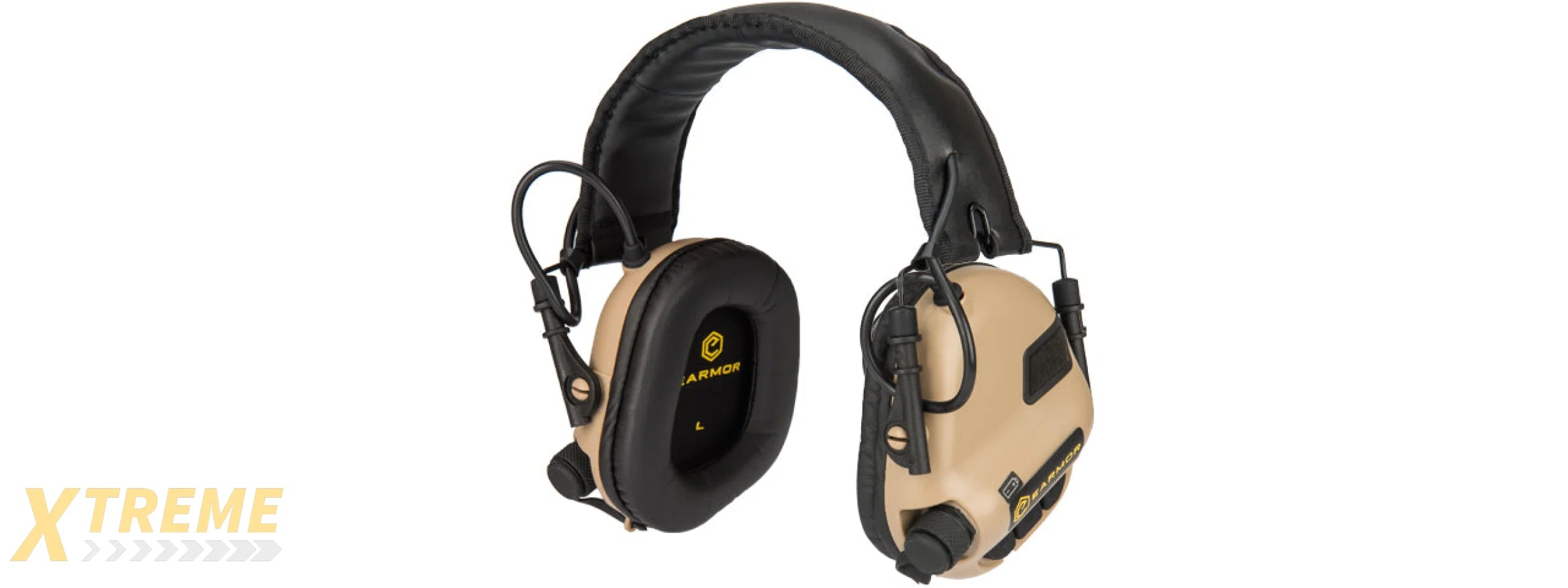 EARMOR M31 ELECTRONIC HEARING HEADPHONES W/ NATO INPUT - DARK EARTH