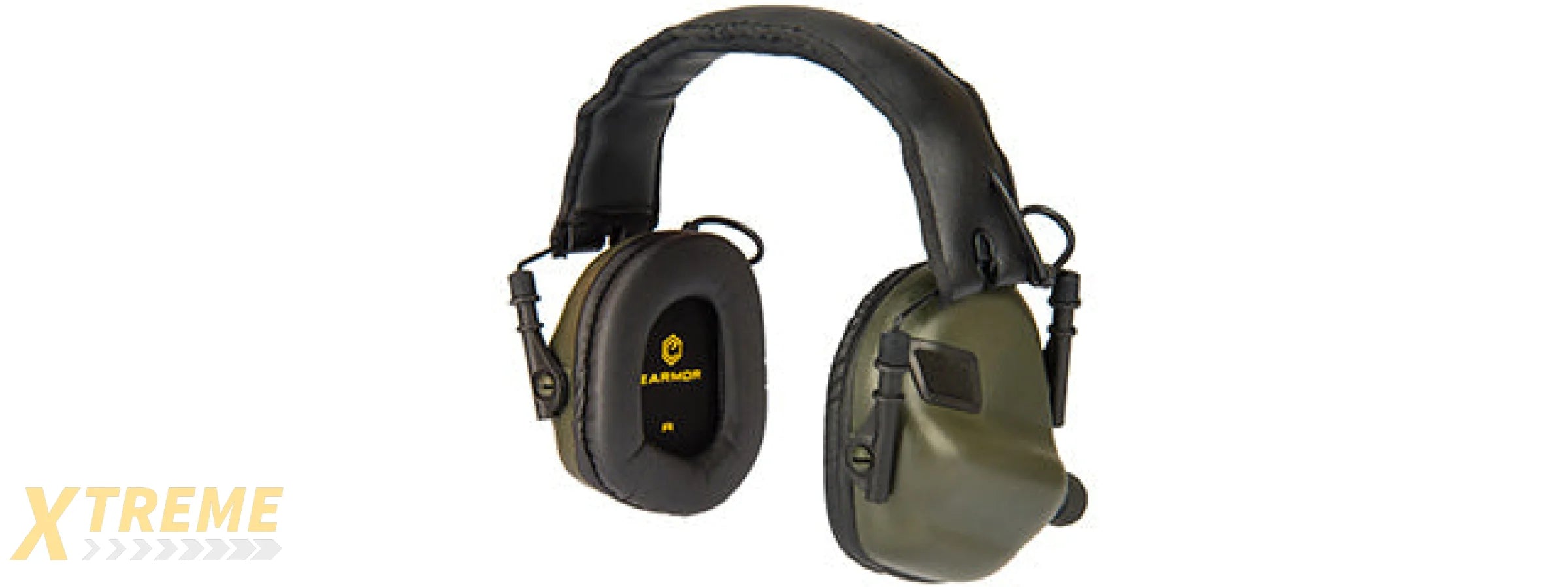 EARMOR M31 ELECTRONIC HEARING HEADPHONES W/ NATO INPUT - FOLIAGE GREEN