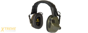 EARMOR M31 ELECTRONIC HEARING HEADPHONES W/ NATO INPUT - FOLIAGE GREEN