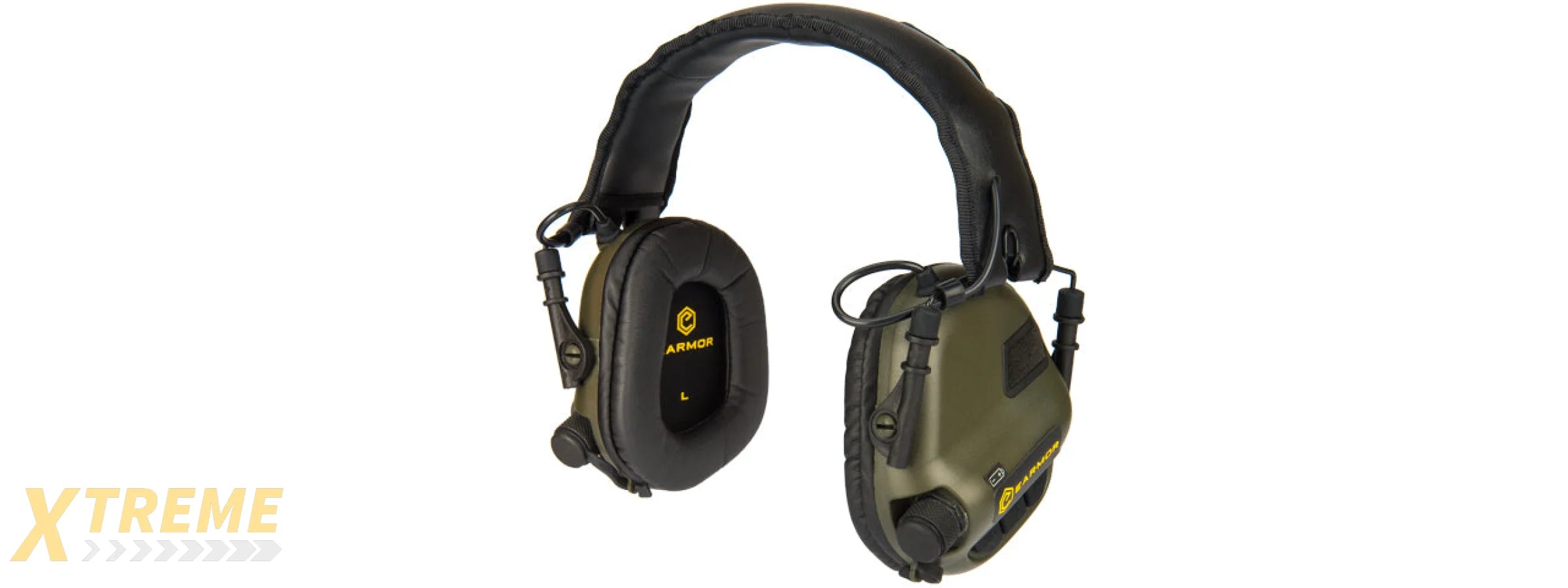 EARMOR M31 ELECTRONIC HEARING HEADPHONES W/ NATO INPUT - FOLIAGE GREEN